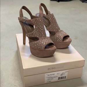BCBGeneration Toasted Mauve Heels